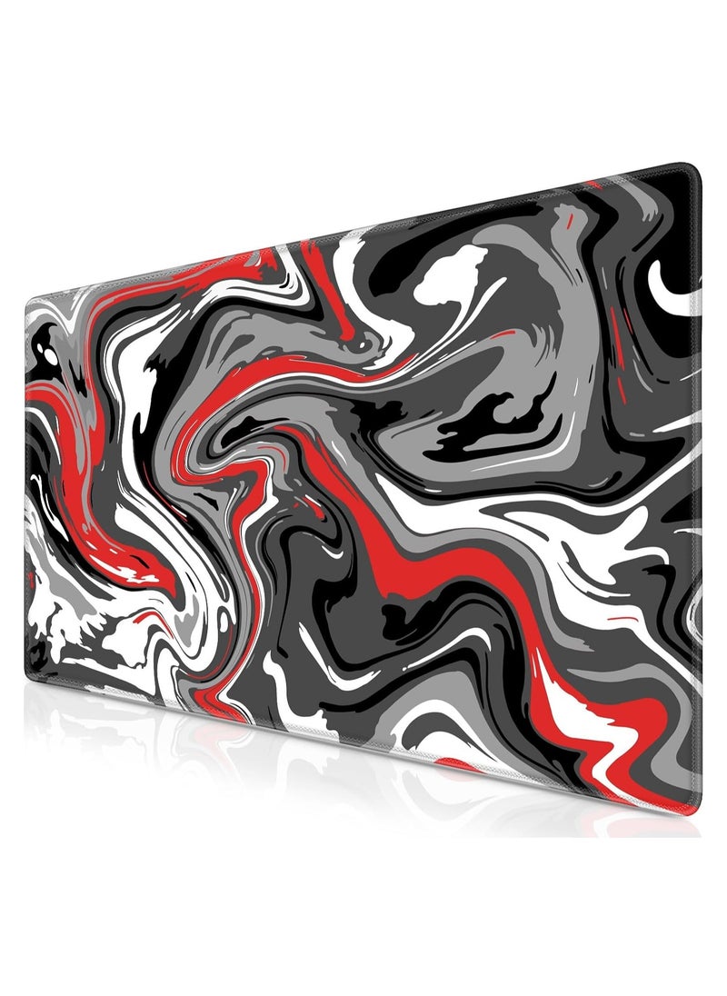 mriya Gaming Mouse Pad, Extra Large Mouse Mat XXL 35.4×15.7 inch, Extended Mousepad with Non-Slip Rubber Water-Resistant surface for Home Office Gaming Room  - Image 1