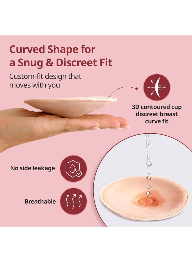 Luvlap Washable Maternity Nursing Breast Pads, 6 Pcs, Reusable, Leak-Proof - Image 5