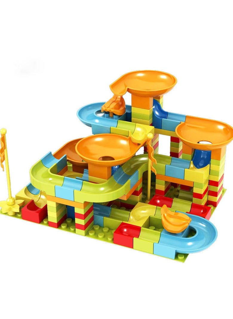 General - Toy Building Blocks - Children's Racing Track: 101 Pieces of Various Track Models, Suitable for Boys and Girls Over 3 Years Old - Image 1