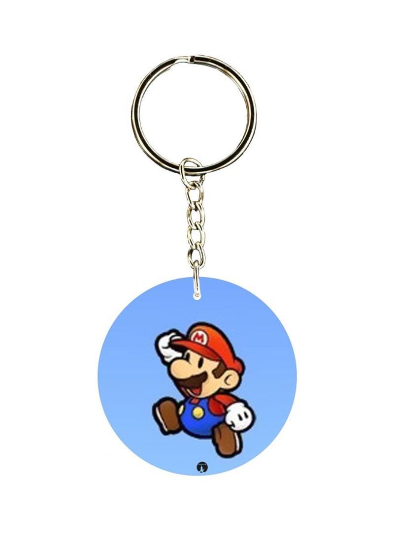 Cartoon Themed Single Sided Keychain