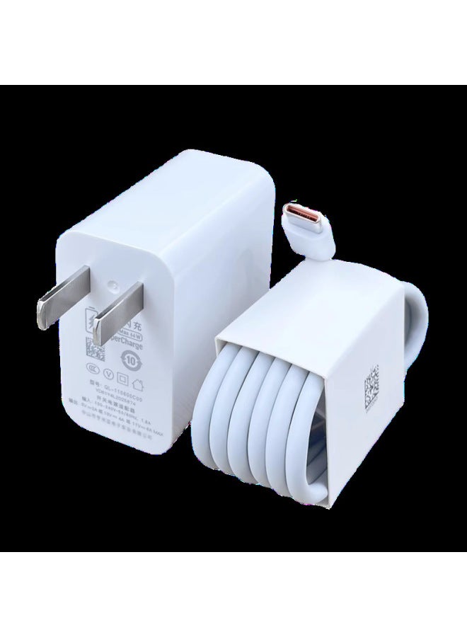 Glory X30 Charger Fast Charging 66W Watt Charging Plug Glory X30 Charging Line Data Line 6A2 Mega-Color:66w Fast Charging Head + 1.5m 2 Fast Charging Cables Suitable For Honor X30 - Image 5