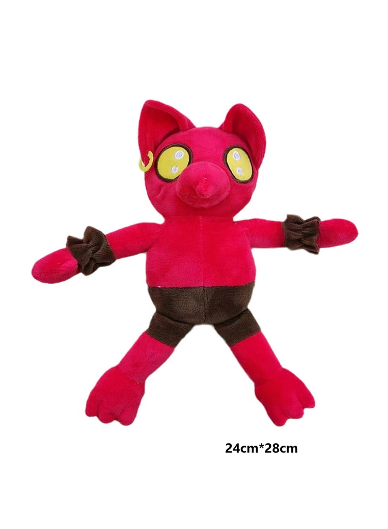 Horror Plush Toys, Monster Horror Game Plush Dolls, Gifts For Boys And Girls Fans (Little Red Man) - Image 2