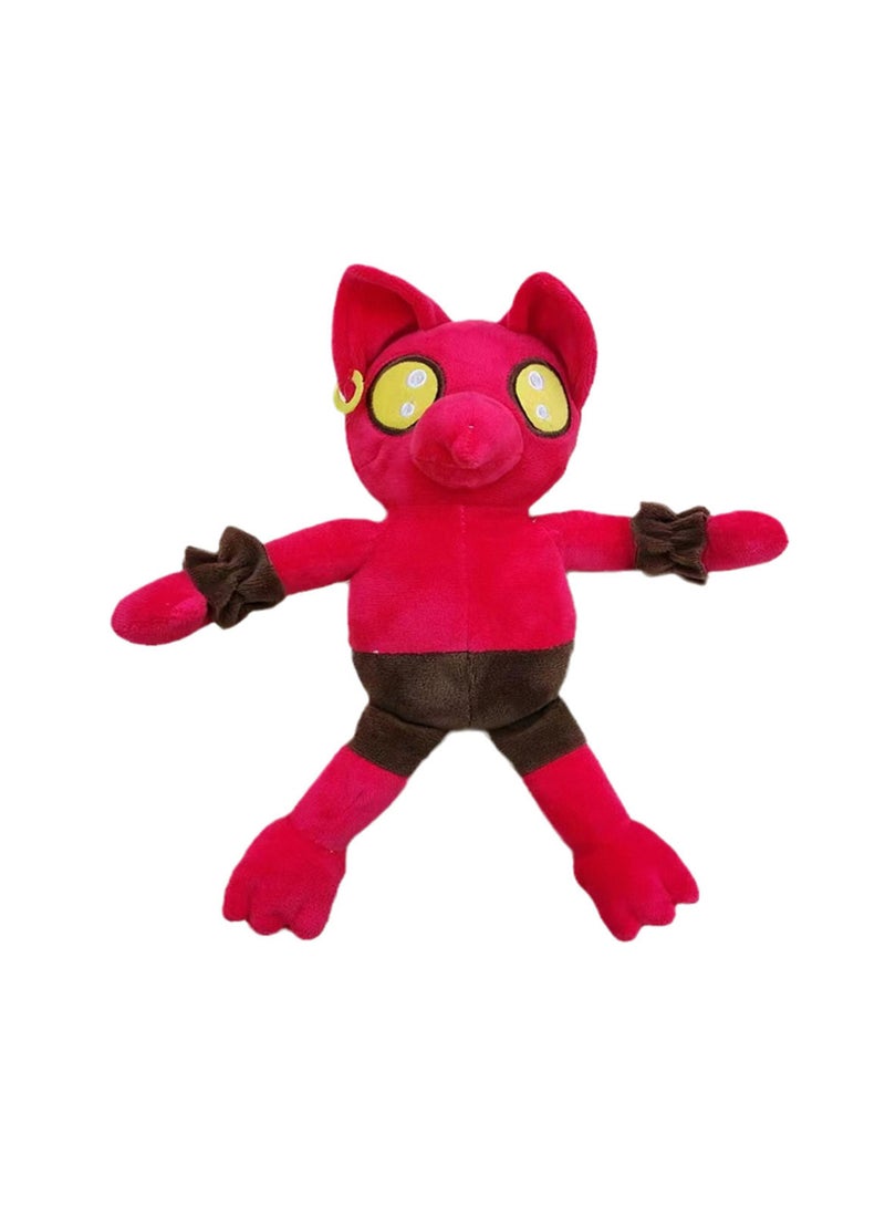 Horror Plush Toys, Monster Horror Game Plush Dolls, Gifts For Boys And Girls Fans (Little Red Man) - Image 1