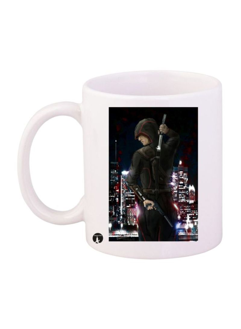Assassin's Creed Printed Mug White/Black/Beige Standard Size