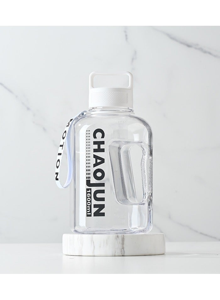 general كوب ماء بسعة 1600 مل، زجاجة ماء رياضية للرجال والنساء، دلو ماء للياقة البدنية في الصيف