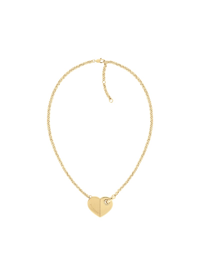 TOMMY HILFIGER TH JEWELRY BOLD HEARTS WOMENS PENDANT NECKLACE - 2780927  - Image 1