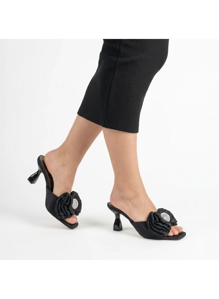 Vbranda Elegant Bow Heeled Slippers S-7 - Image 2