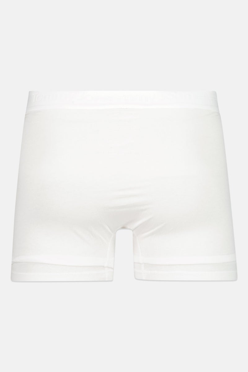 Tommy John Men 2 Pieces 4 Inseam Plain Trunks, White - Image 2