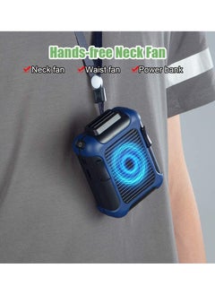 KASTWAVE Personal Portable Waist Clip Fan Cooling Fan & USB Necklace Fan Wearable Fan 3 Speeds Adjustable Fan for Travel Outdoor Working Jobsite 7000RMP Strong Airflow  - Image 2