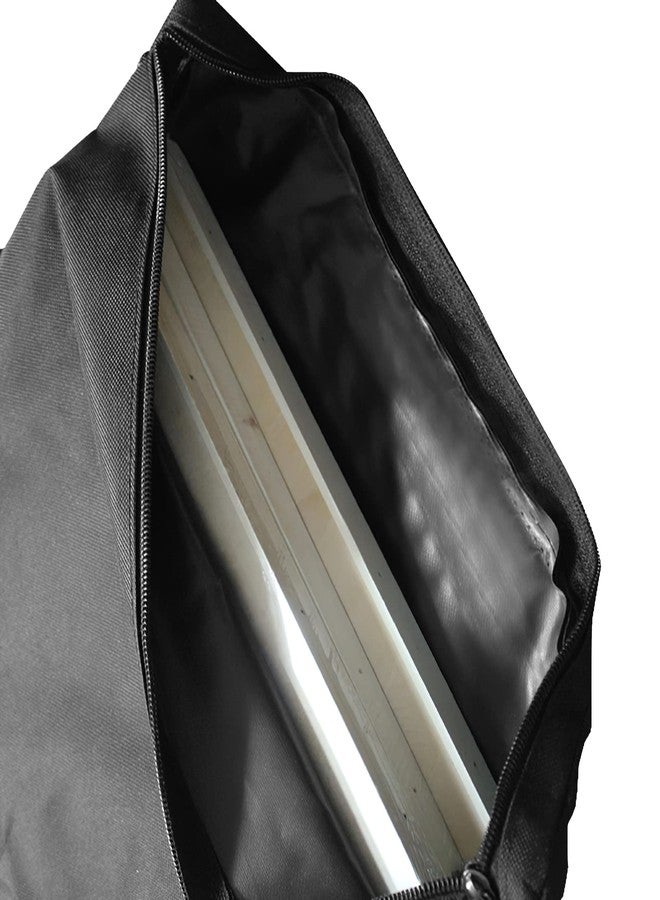 IBLUELOVER A3 Art Portfolio Bag Adjustable Artist Carrying Case 15" x 20" Artwork Storage Case Canvas Portable Art Supplies Organizer Bag for Artists Painters Beginners - Image 5