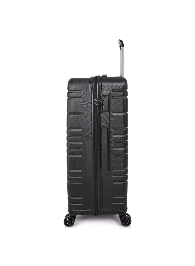 Track ABS Hard Luggage Set 3 Piece Trolley Set | 20 Inch Cabin, 24 Inch Medium & 28 Inch Large Suitcase | 4 Double Spinner Wheels | TSA Lock | Telescopic & Side Handle | Hard Shell Travel Luggage Set - Image 4