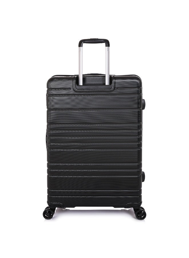 Track ABS Hard Luggage Set 3 Piece Trolley Set | 20 Inch Cabin, 24 Inch Medium & 28 Inch Large Suitcase | 4 Double Spinner Wheels | TSA Lock | Telescopic & Side Handle | Hard Shell Travel Luggage Set - Image 5