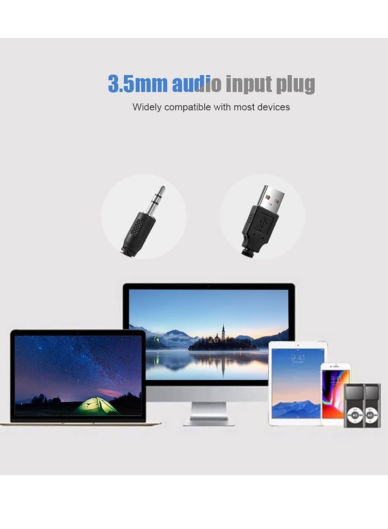 XTRIKE ME SK-605 Soundbar RGB Gaming Speaker USB2.0 Stereo sound bar – RGB Luminous Speaker with Volume Knob control – Wired  USB Powered +3.5mm , 2.0 Channel for PC and Laptop , Home theatre | Black - Image 4