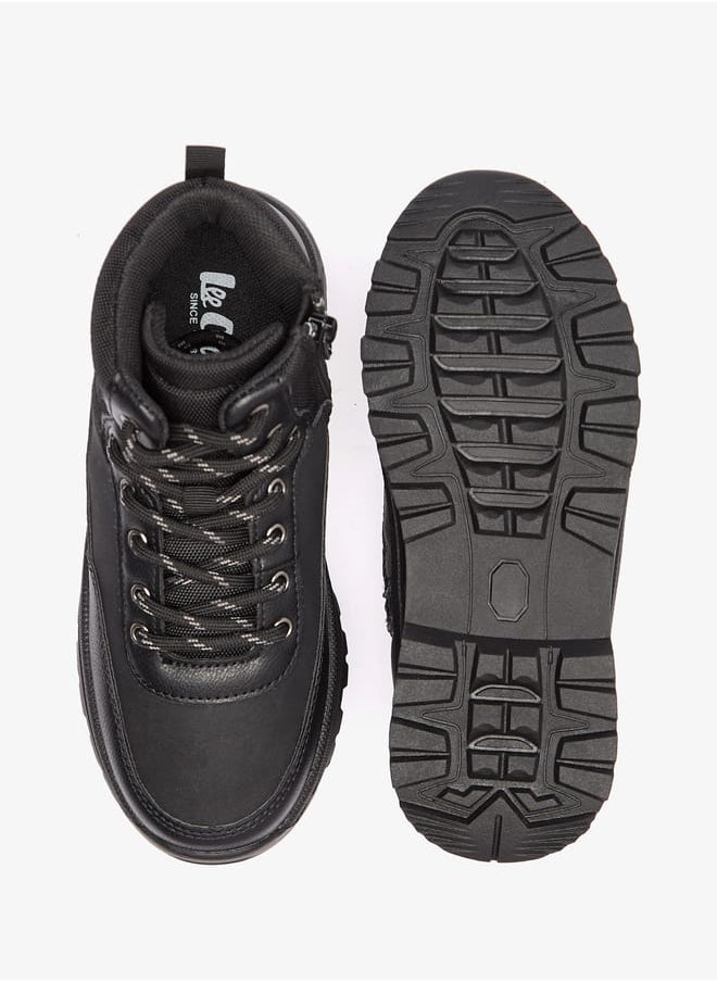 Lee Cooper Boys' Solid Low Ankle Boots with Zip Closure  - Image 4