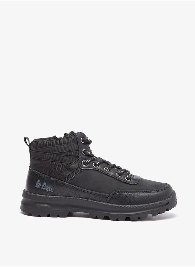 Lee Cooper Boys' Solid Low Ankle Boots with Zip Closure  - Image 3