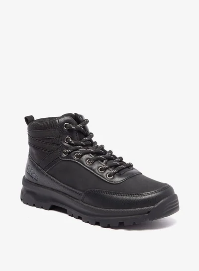 Lee Cooper Boys' Solid Low Ankle Boots with Zip Closure