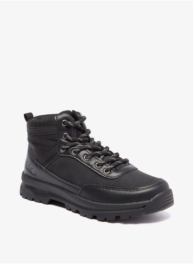 Lee Cooper Boys' Solid Low Ankle Boots with Zip Closure  - Image 1