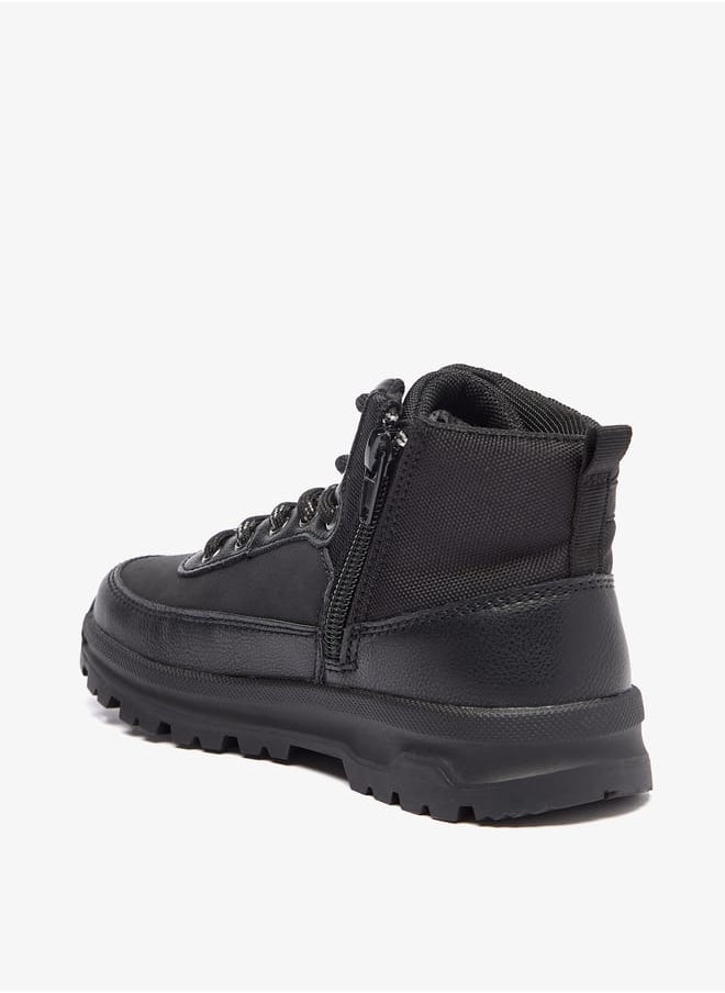 Lee Cooper Boys' Solid Low Ankle Boots with Zip Closure  - Image 2