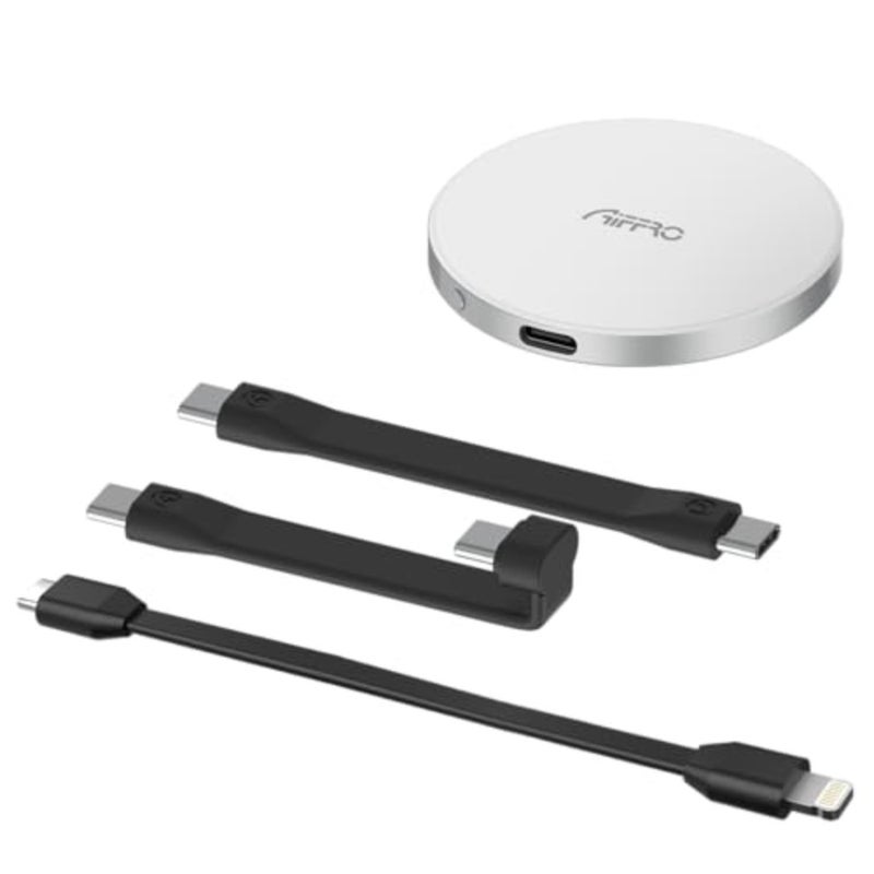 Portable SSD for iPhone X/11/12/13/14 and iOS 13+, MagSafe-compatible, aluminum alloy body, space gray, up to 2000MB/s read speed, 512GB capacity - Image 1