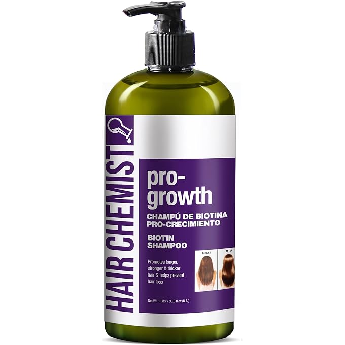 Hair Chemist Pro-Growth Shampoo with Biotin 33.8 oz. Biotin Shampoo for Thinning Hair and Hair Loss - Image 1