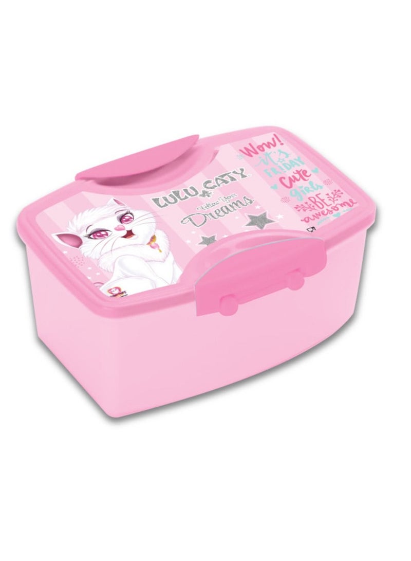 LULU CATY Plastic Printed Lunch Box