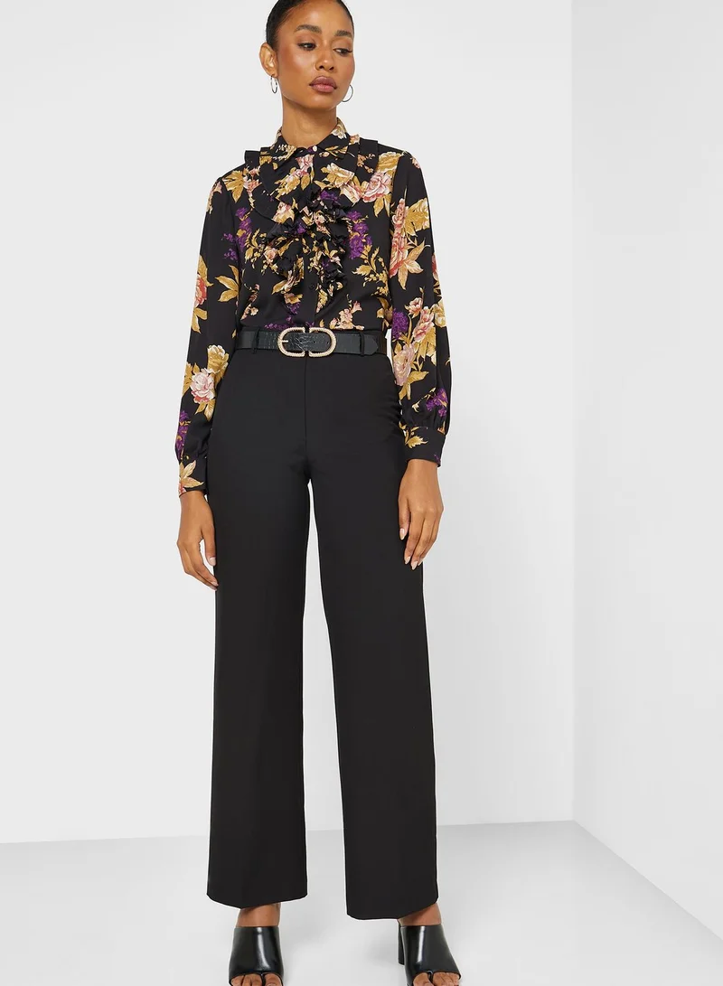 Lauren Ralph Lauren Ruffle Balloon Sleeve Shirt