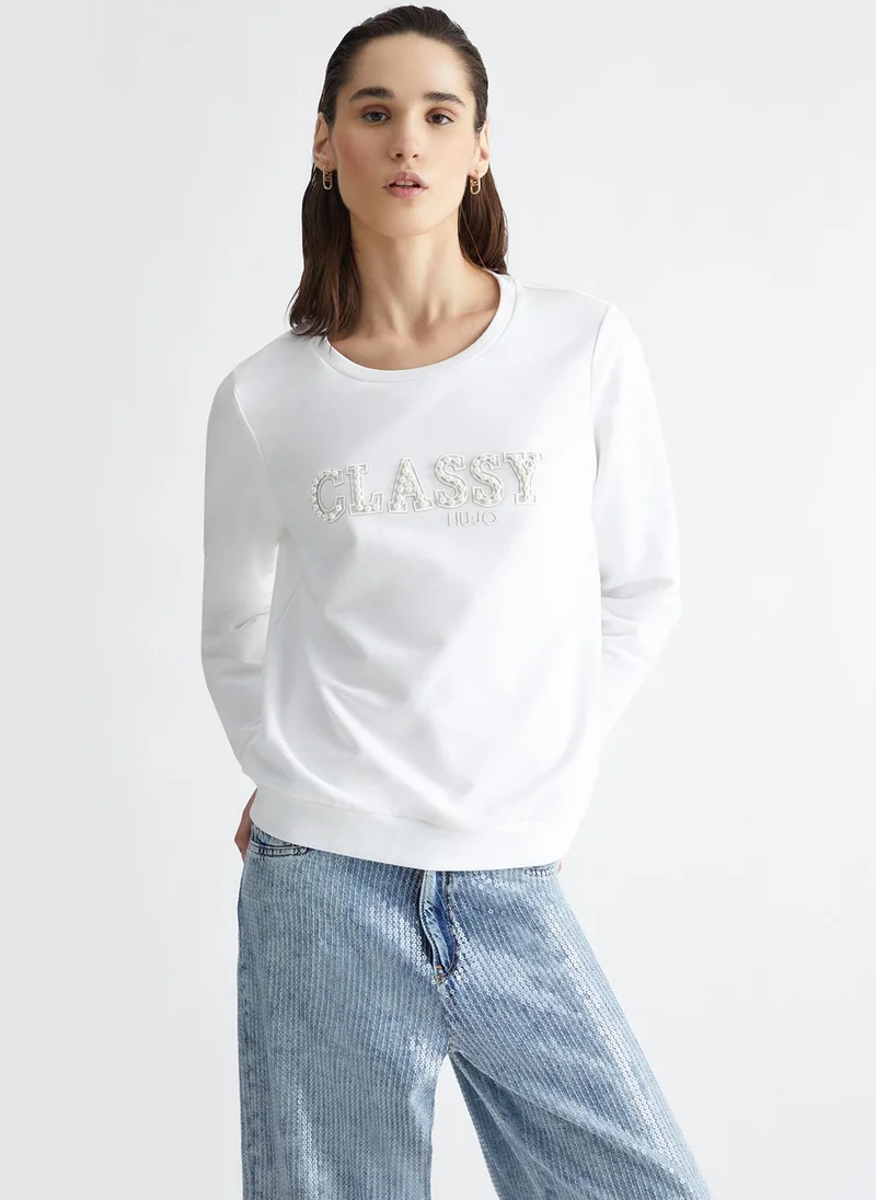 Liu Jo Jacket with studs and gemstones