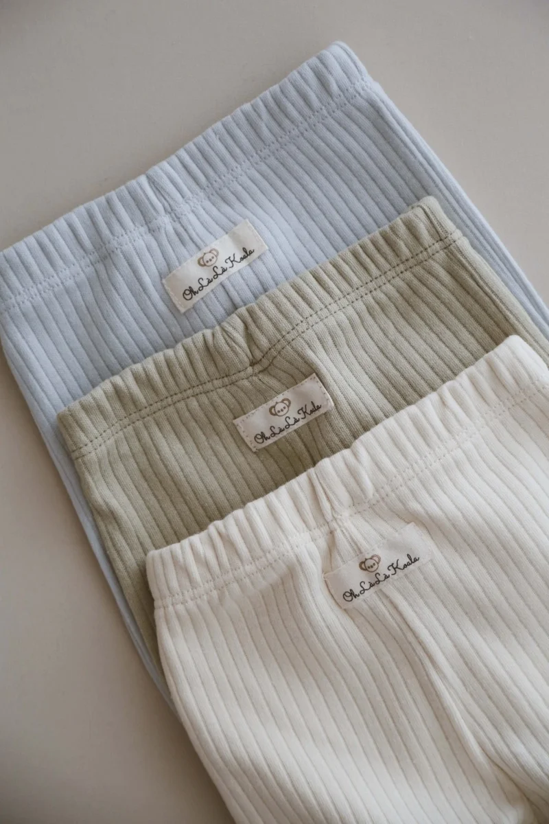 اوهلالا كوالا Ohlala Koala 3-pack Baby Ribbed Tights Model 2