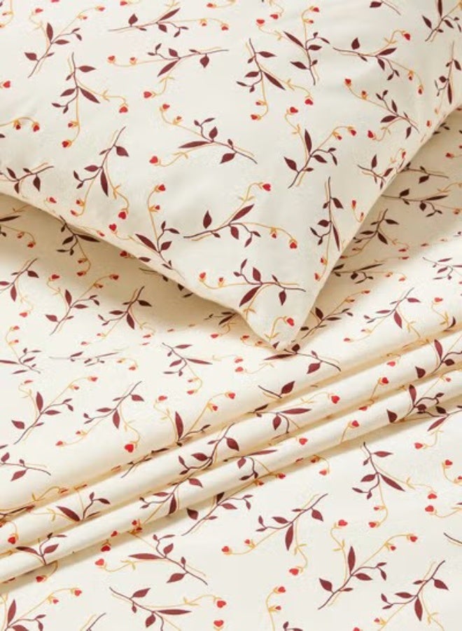 RISHAHOME 2-Piece Single Cotton Bedsheet Set 180 TC – Soft, Breathable with 1 Pillow Cover - Image 3