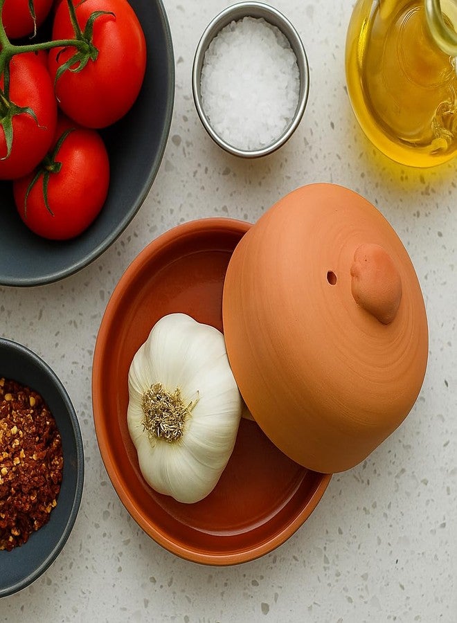 Reston Lloyd Eurita by Reston Lloyd Terra Cotta Garlic Roaster, Natural - Image 5