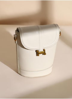 Haute Sauce The Monogram Sling Bag - Ivory White  - Image 1