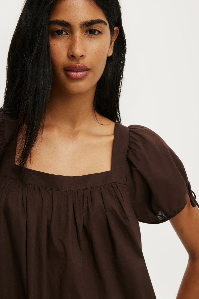 Cotton On  Eliza Babydoll Tunic Top for Women | Best Price UAE