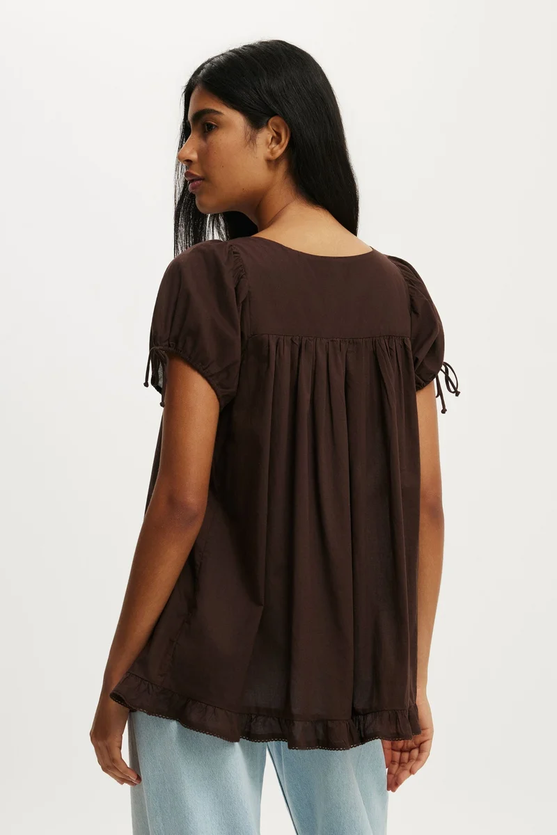 Cotton On  Eliza Babydoll Tunic Top for Women | Best Price UAE