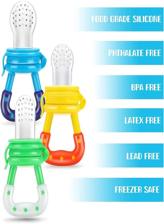 Nibbler Silicone Food/Fruit Nibbler with Extra Mesh, Soft Pacifier/Feeder, Teether for Infant Baby, Infant, BPA Free (Fruit Feeder) - Image 5