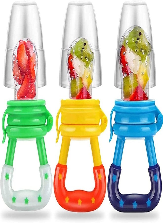 Nibbler Silicone Food/Fruit Nibbler with Extra Mesh, Soft Pacifier/Feeder, Teether for Infant Baby, Infant, BPA Free (Fruit Feeder) - Image 2