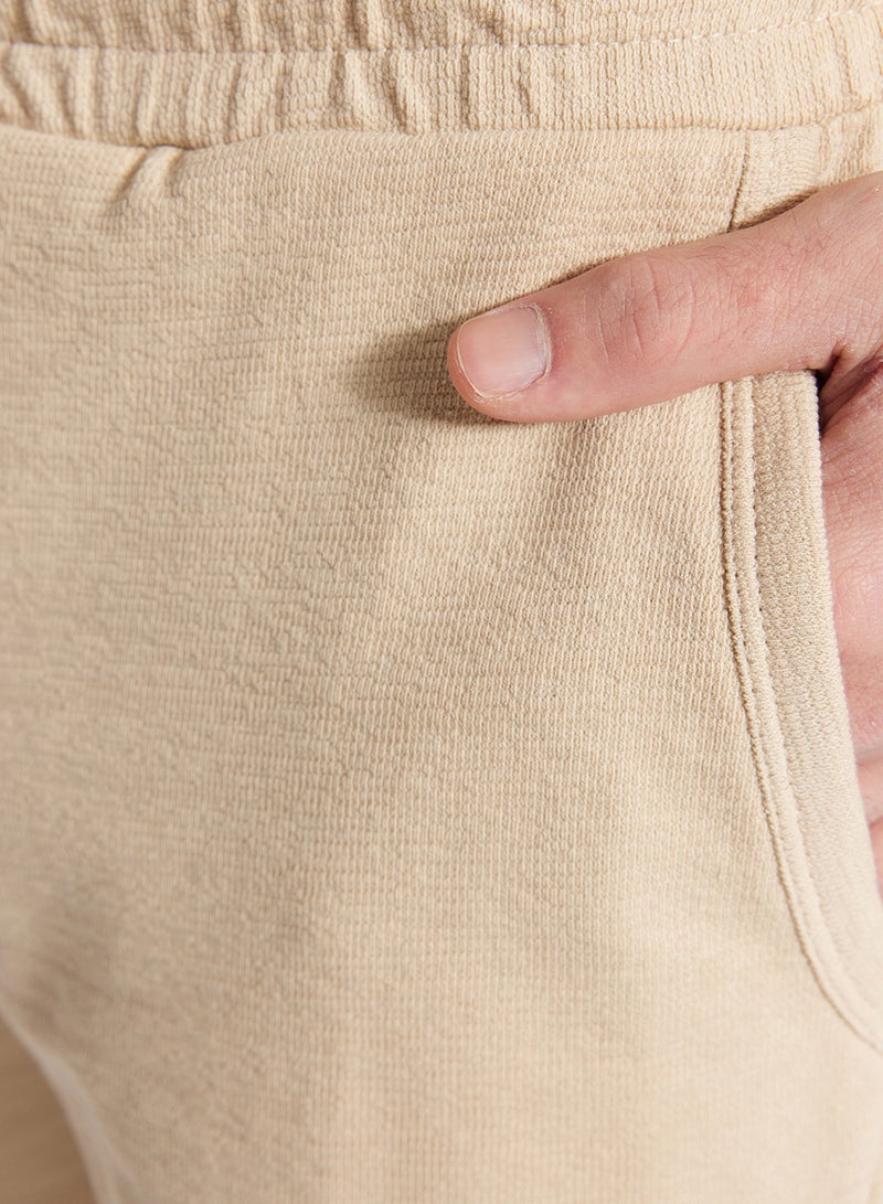trendyol Beige Regular 100% Cotton Pack Textured Shorts Tmnss23Sr00035 - Image 5