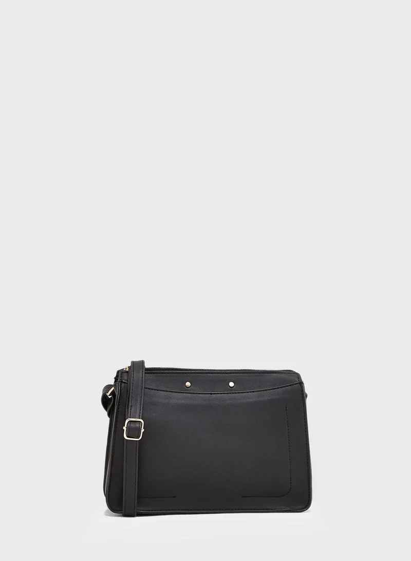 ELLA Crossbody Bag With Pocket Detail
