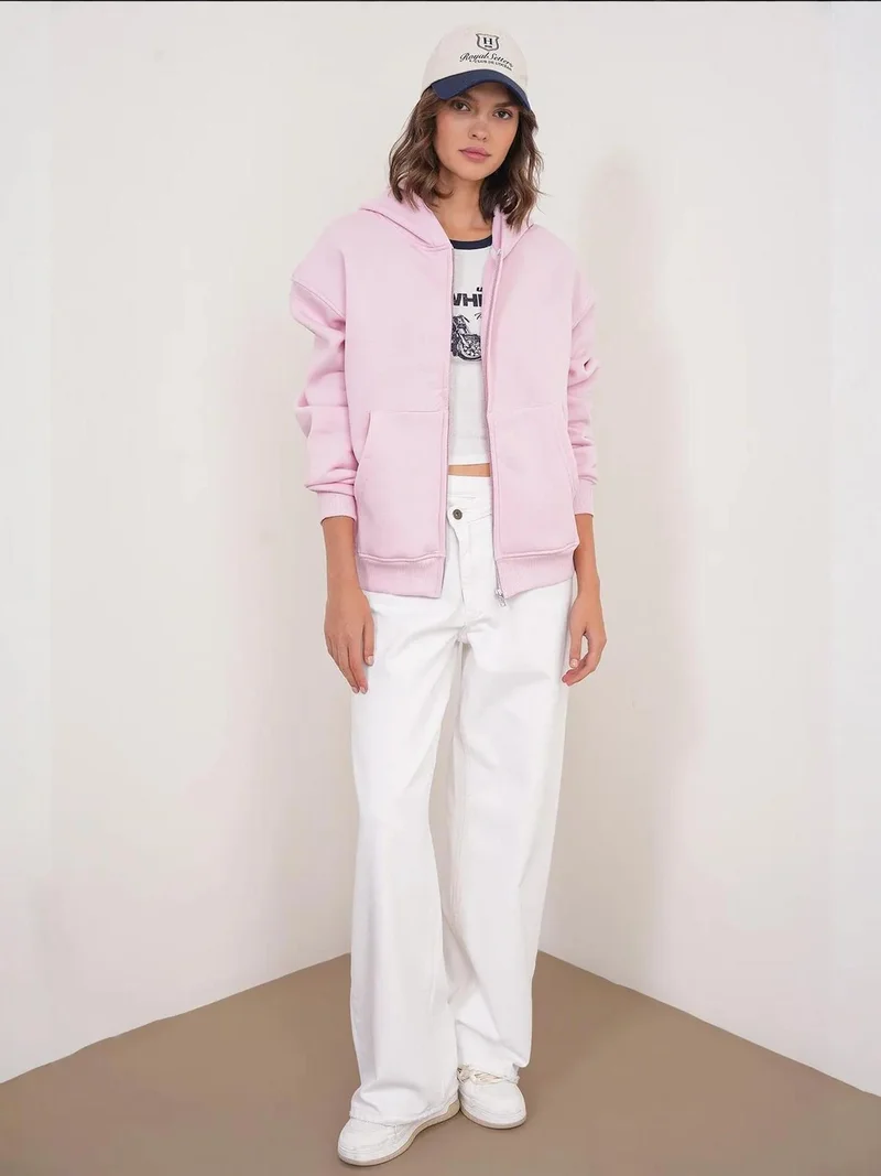 MixRay Mixray Full-Zip Hoodie with Pockets