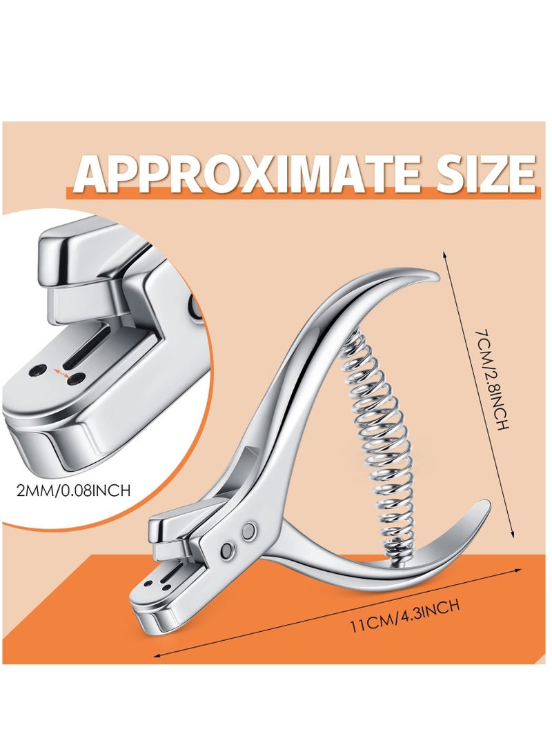 KASTWAVE - 2 Pieces Pattern Notcher Stainless Steel Pattern Notcher Paper Notcher Pattern Punch Tool Designer Tailor Sewing Pliers Tailors Proofing Pliers Pattern Making Tool for Cloth Fabric DIY Crafts - Image 1