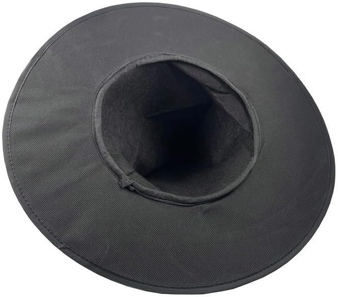 Caprilite All space matching look Halloween Crumpled Witch Hat, Black Velvet, Wizard Hat, Cosplay Accessories, Fits Adults and Children Assorted color options - Image 3