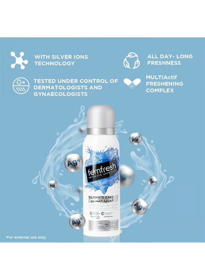 Femfresh Ultimate Care Active Fresh Intimate Deodorant, 125ml - Pack of 2 - Image 5