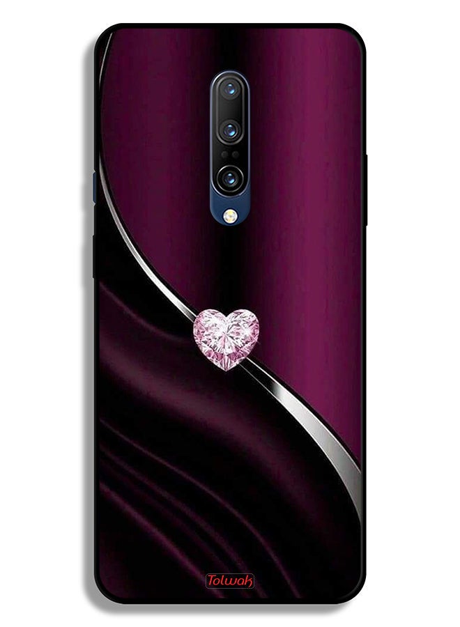Tolwak OnePlus 7 Pro Protective Case Cover Diamond Heart - Image 2