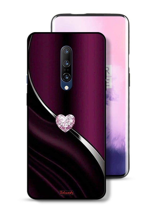 Tolwak OnePlus 7 Pro Protective Case Cover Diamond Heart - Image 1
