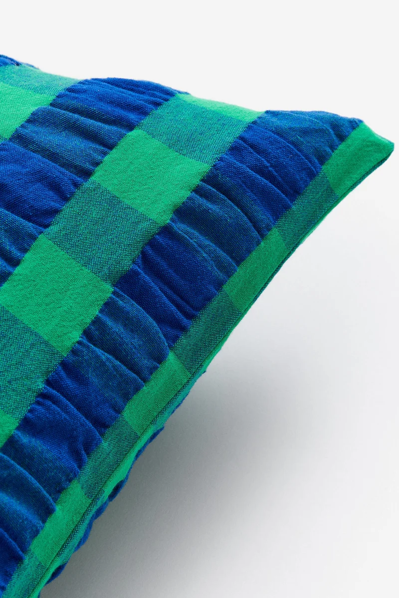 H&M Seersucker cushion cover