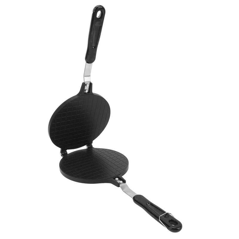 Egg Roll Press Pan Stick Proof Aluminum Stove Top Tortilla Press with Handle for Kitchen 6.8 Inch Glossy Style - Image 2