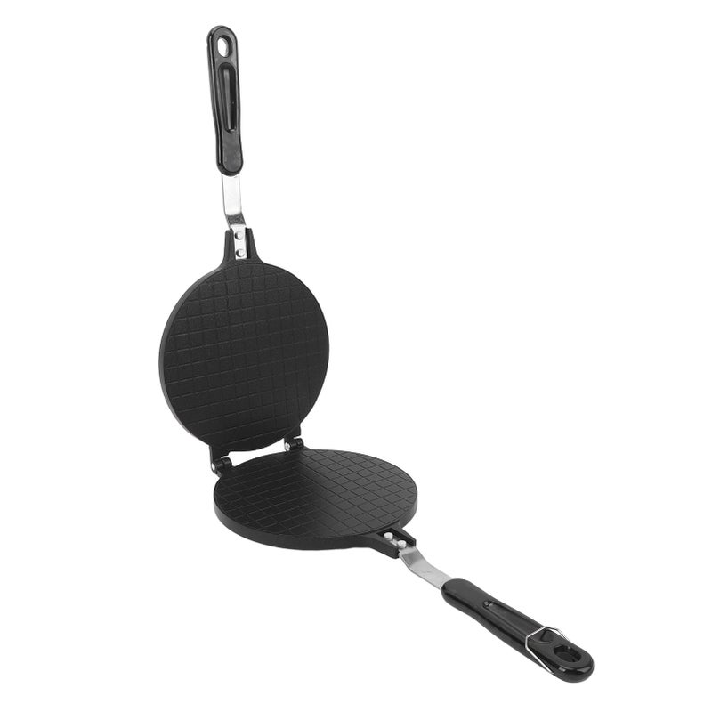 Egg Roll Press Pan Stick Proof Aluminum Stove Top Tortilla Press with Handle for Kitchen 6.8 Inch Glossy Style - Image 3