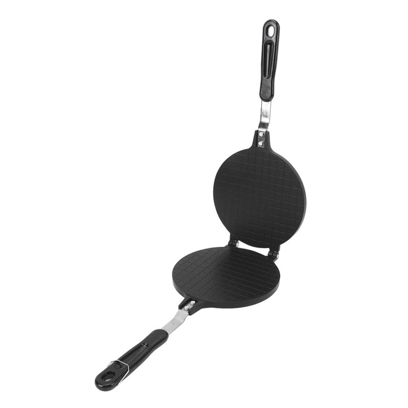 Egg Roll Press Pan Stick Proof Aluminum Stove Top Tortilla Press with Handle for Kitchen 6.8 Inch Glossy Style - Image 4