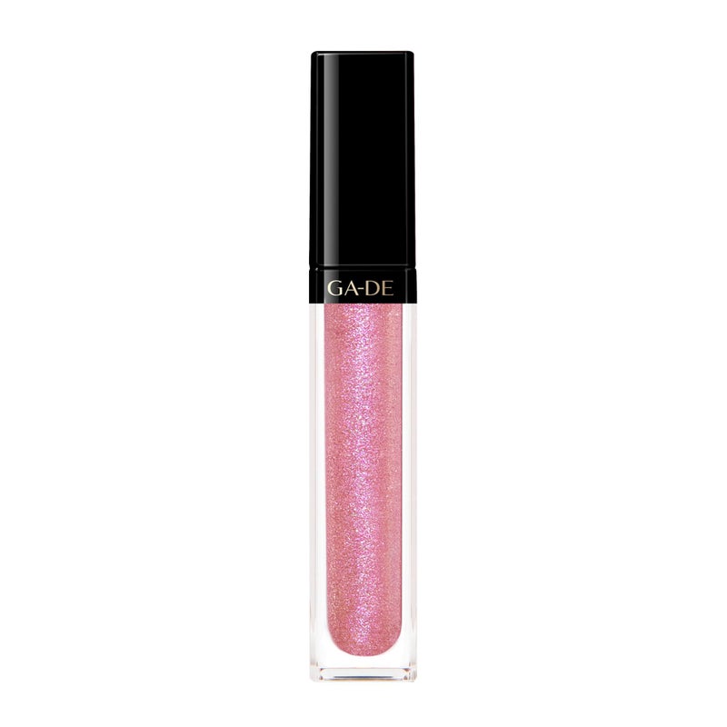 GA-DE Crystal Lights Lip Gloss, 810 - Enriched with Light-Reflecting Crystal Pearls - Smooth Silky, Rich Color - Moisturizes and Adds Shine - 0.2 oz