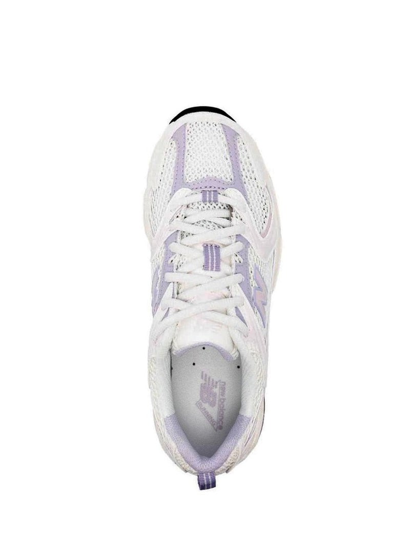 New Balance Women 530 Casual Athlesiure Sneakers White/Purple  - Image 4