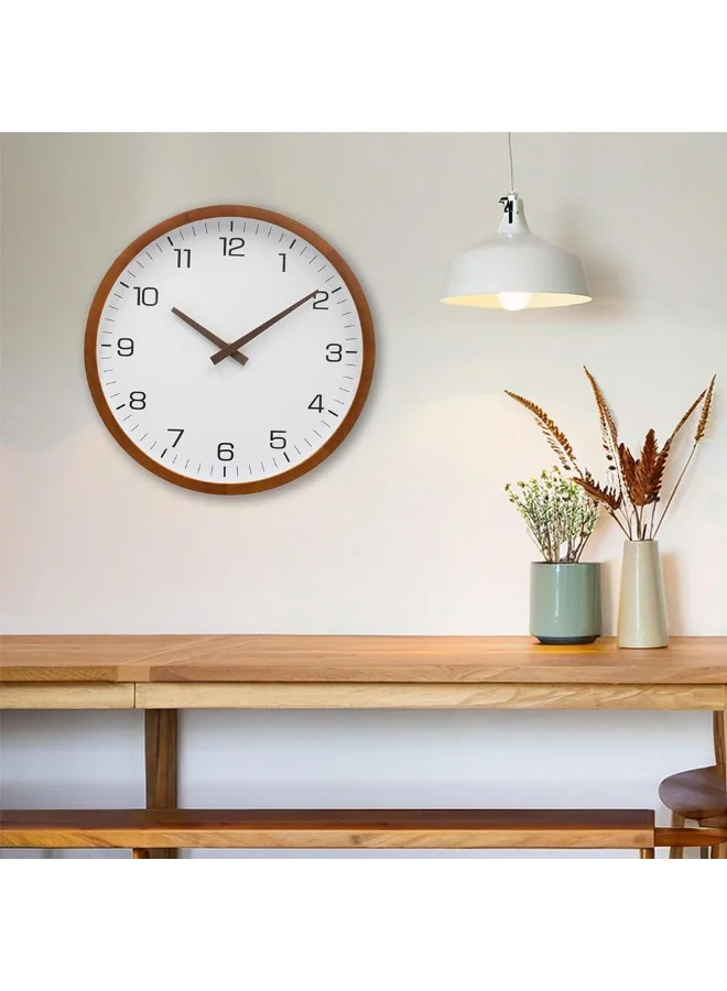 DANUBE HOME Danube Home Sansa Pp Simply Wall Clock - White 60X60X6 Modern Wall Decor Stylish Plastic Clock For Home Decoration Perfect For Living Room, Bedroom, Office Decorative Home Accessories